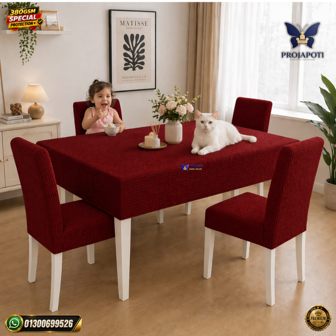 chair cover HoneyComb Chair Cover Maroon - Image 1