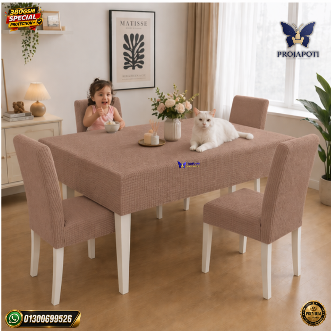 chair cover (11) HoneyComb Chair Cover Milk Coffee - Image 1