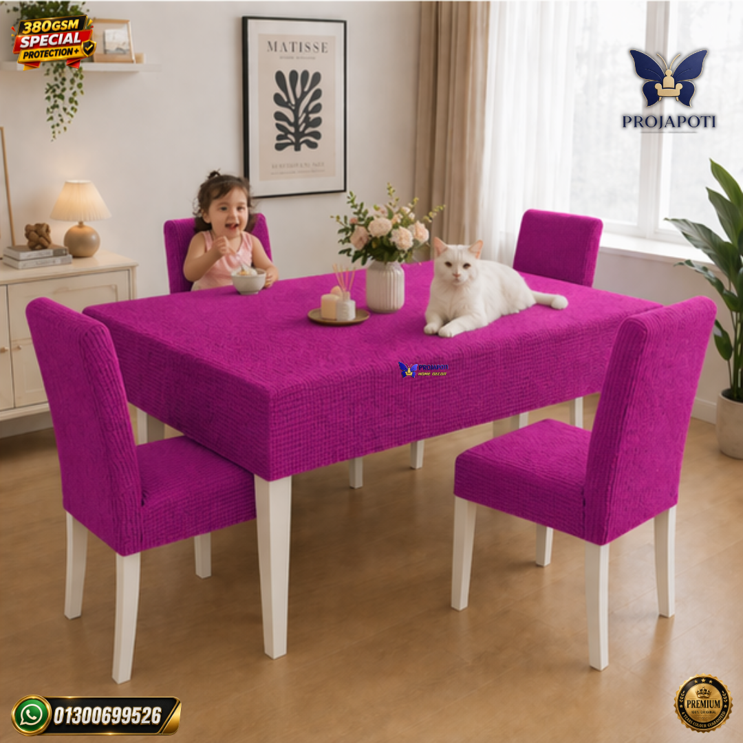 chair cover (5) HoneyComb Chair Cover Magenta Purple - Image 1